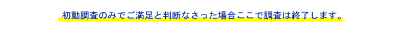 浮気調査の流れ